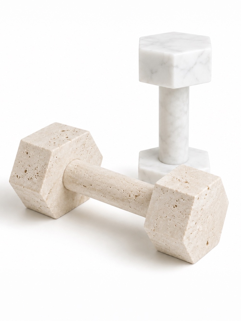 Marble & Travertine Decorative Dumbbells